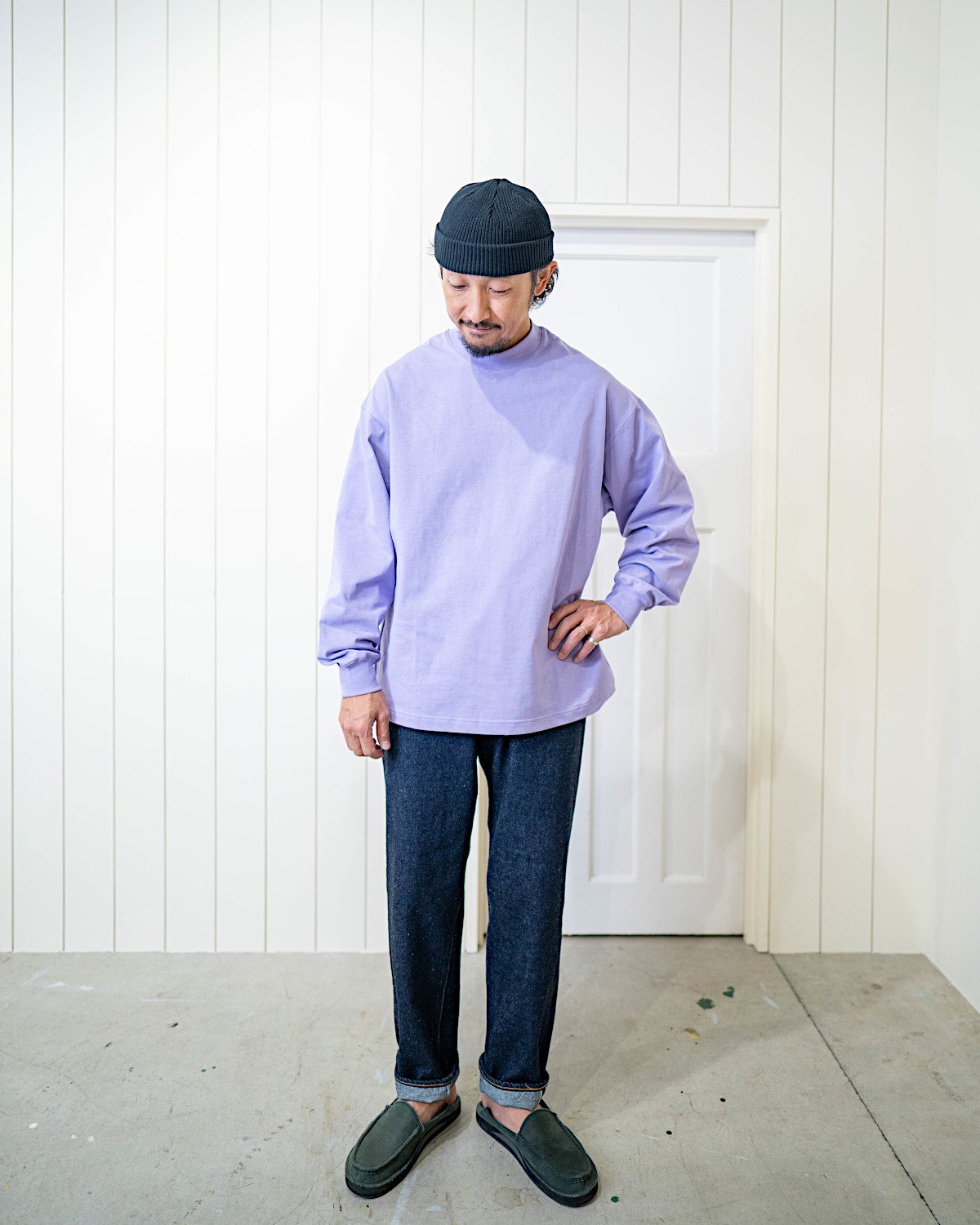 MOAT Heavy Weight LS Tee Lavender