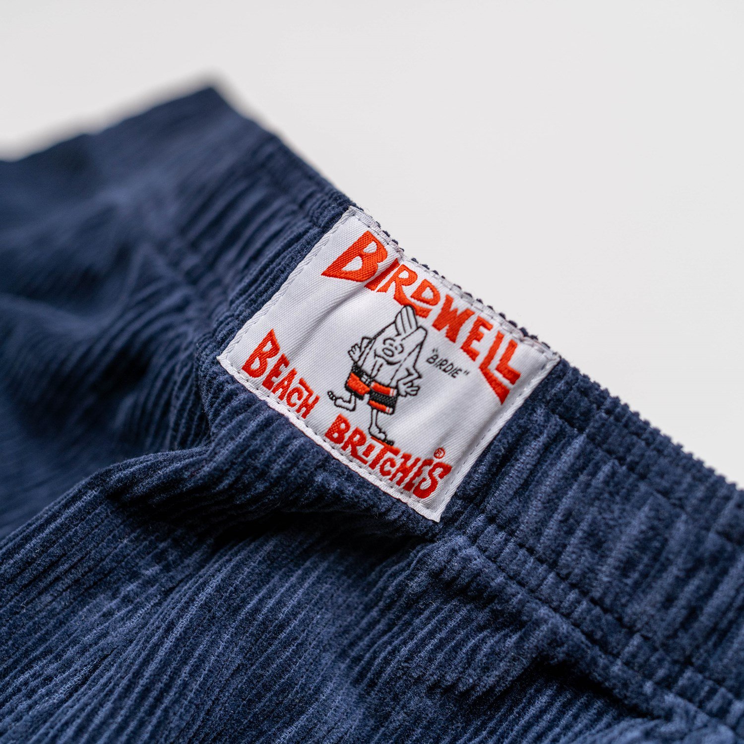 BIRDWELL CORD BEACH PANTS NAVY