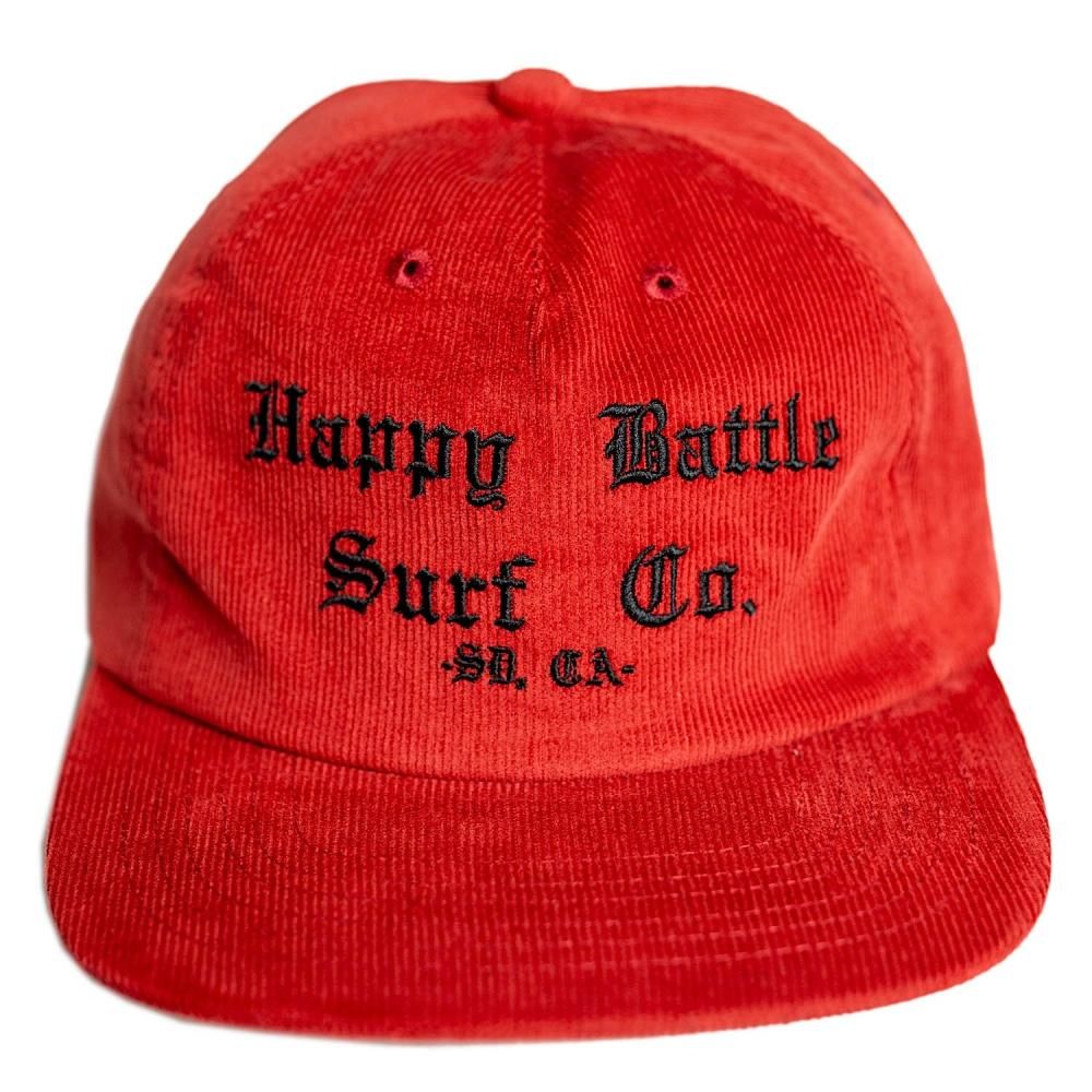 HAPPY BATTLE CORDUROY HAT NEW REDMOAT