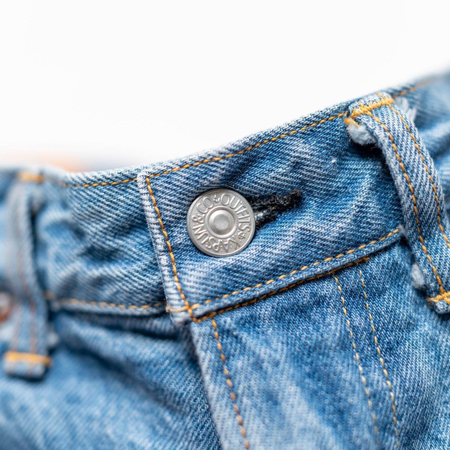 KAPTAIN SUNSHINE Skateshoe Cut Denim Pants KAPTAIN SUNSHINE Skateshoe Cut Denim Pants