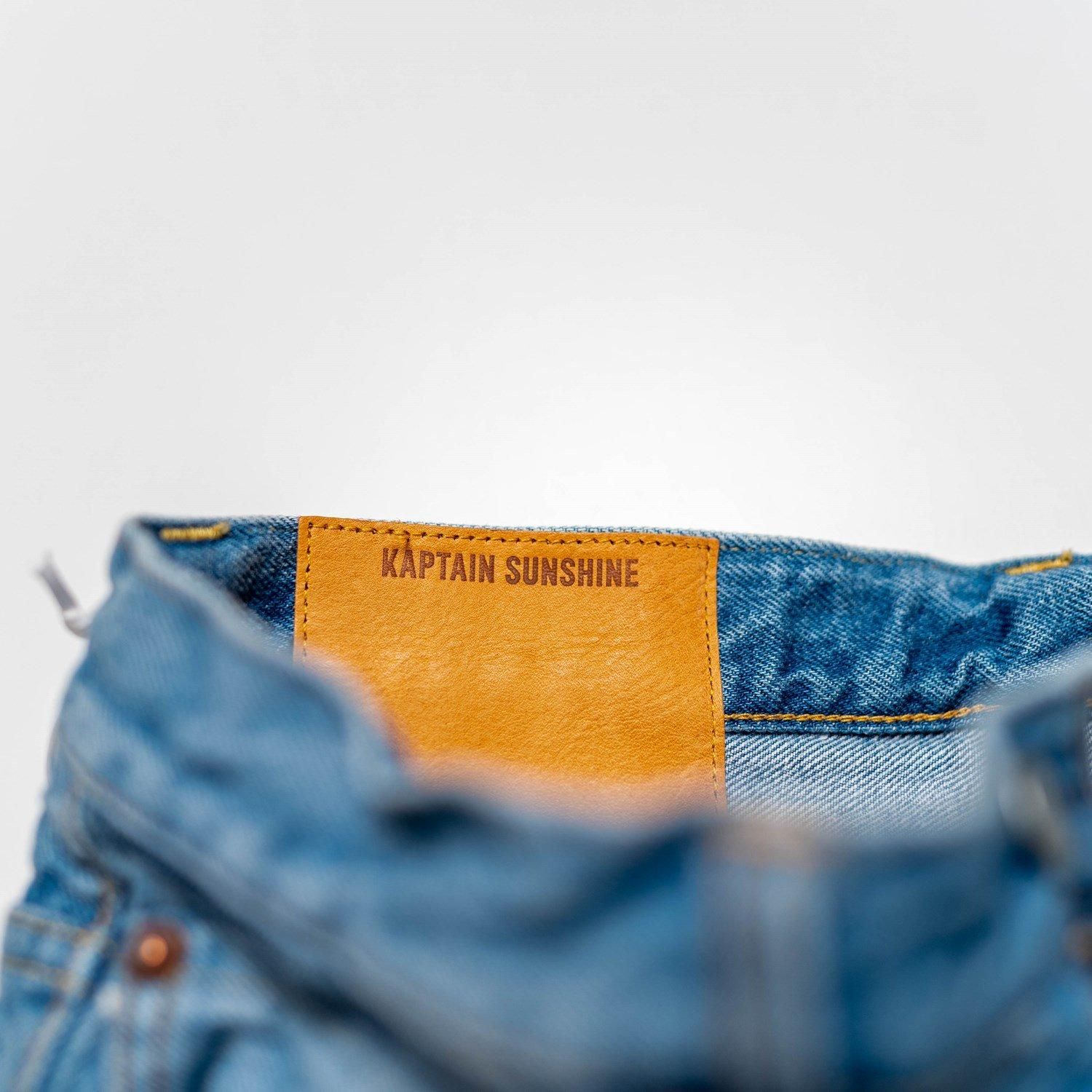 KAPTAIN SUNSHINE Skateshoe Cut Denim Pants KAPTAIN SUNSHINE Skateshoe Cut Denim Pants