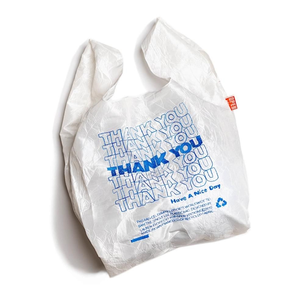 OPEN EDITIONS Thank you Tote Blue