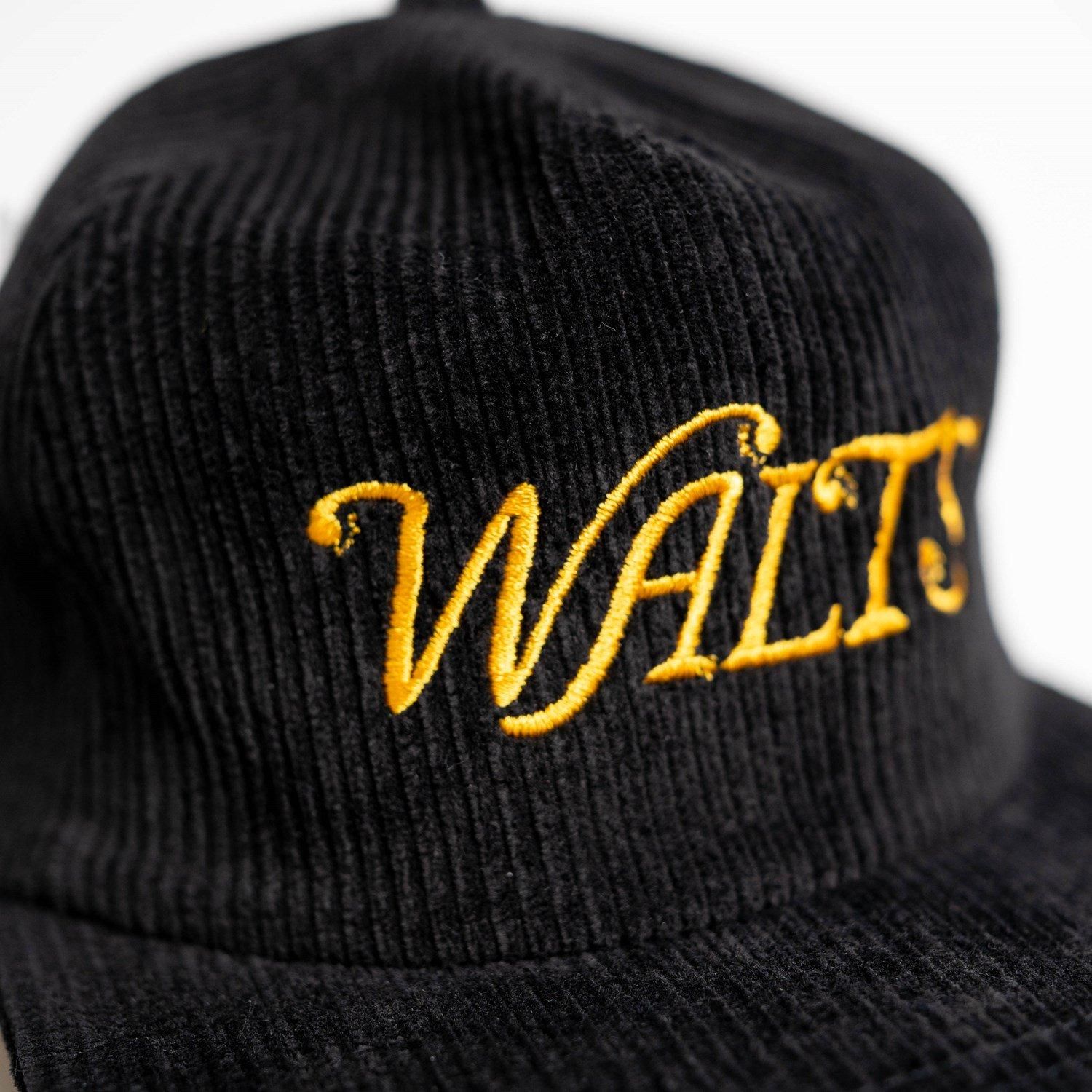 期間限定価格商品 WALT'S BAR CORDUROY CAP Black 帽子