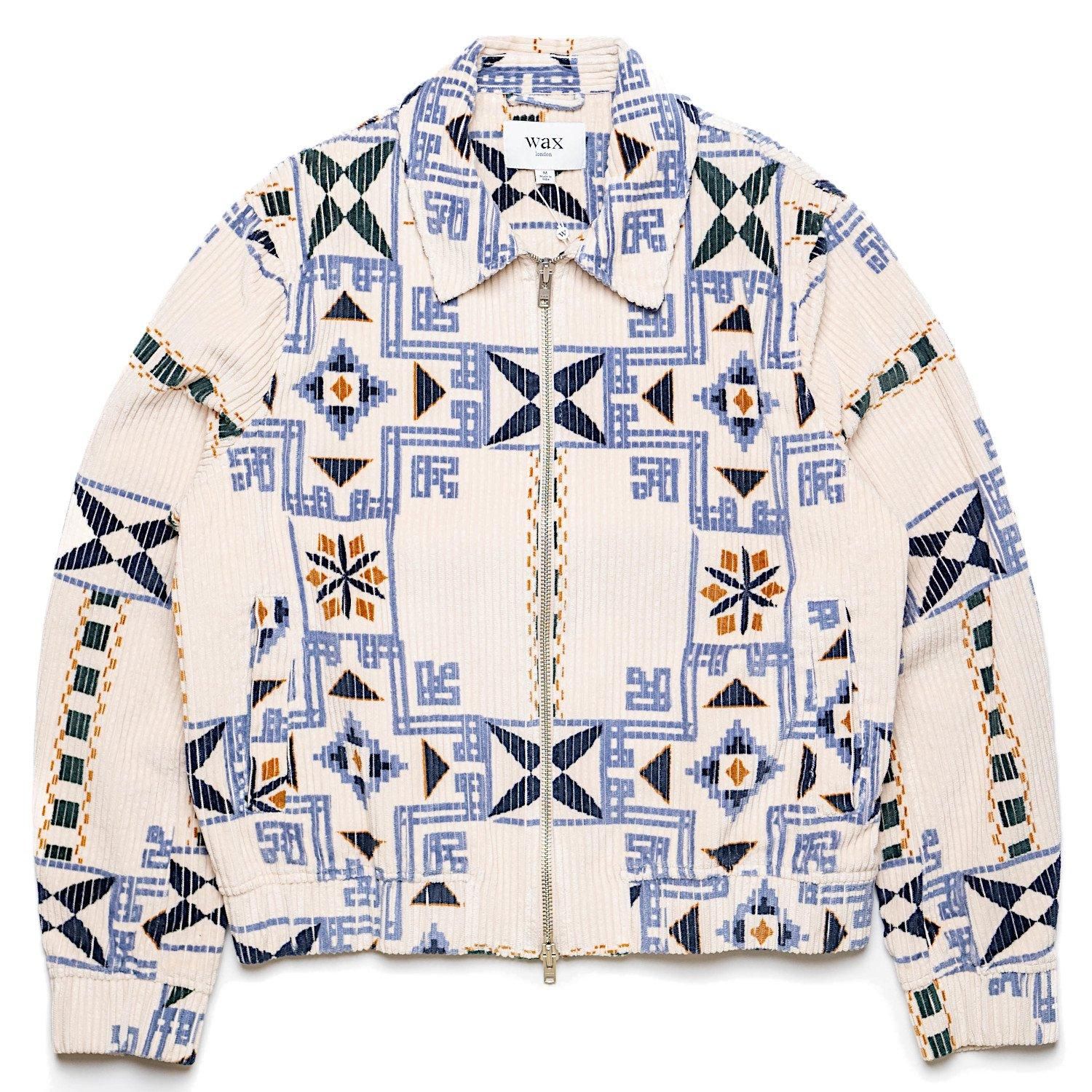 wax london Geometric Corduroy Jacket