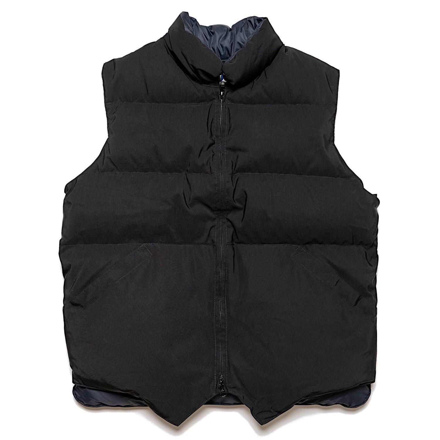 美品 CRESCENT DOWN WORKS NBNW ダウンベスト ブラック Crescent Down Works のダウンベスト