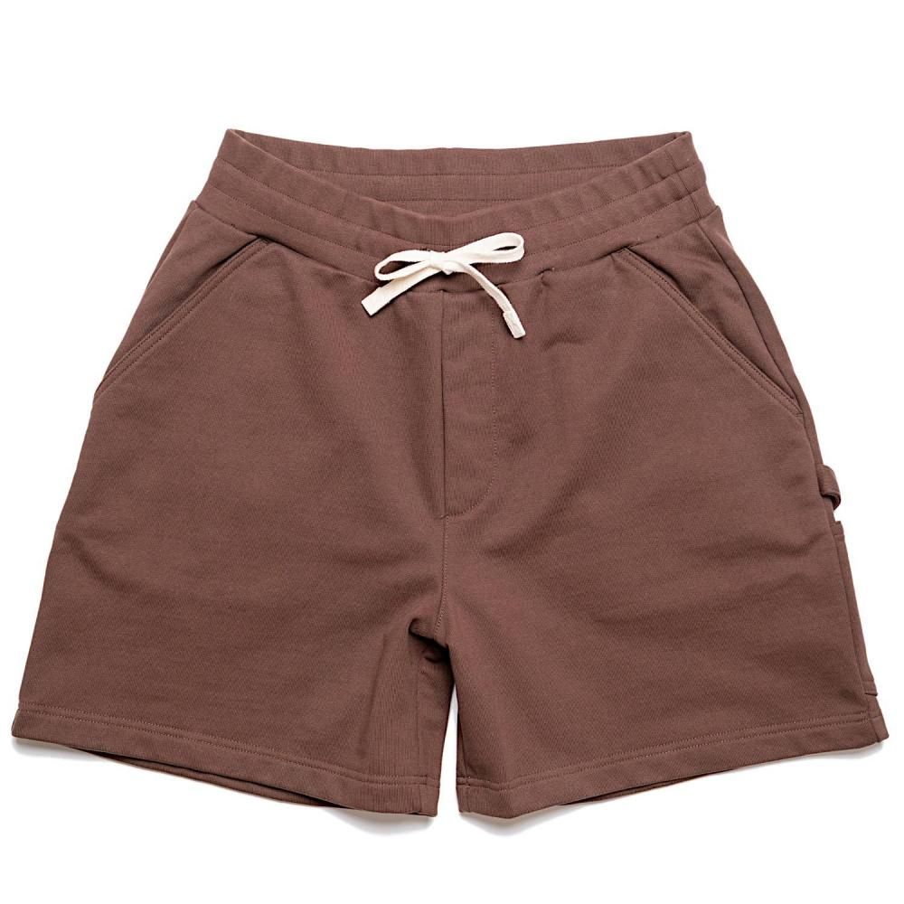 MOAT SWEAT PAINTER SHORTS Brown