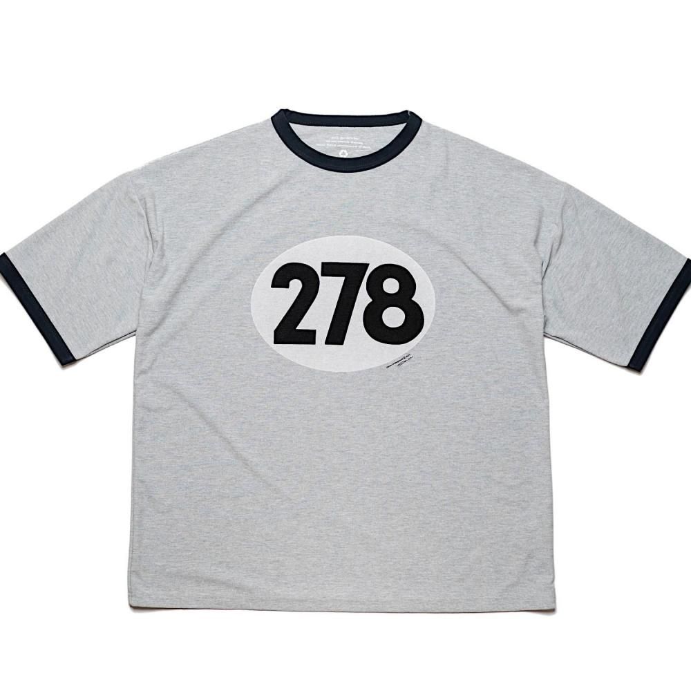 CLOVERU RINGER WIDE Tee 278 Gray