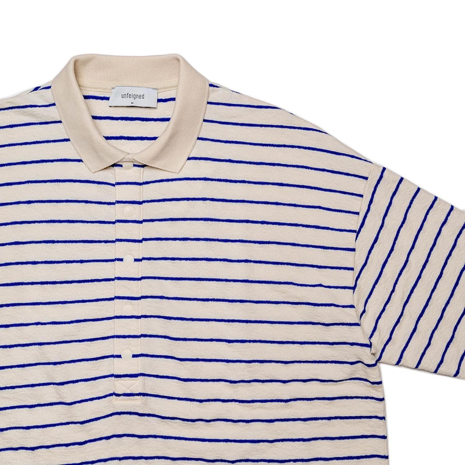 UNFEIGNED【アンフェインド】OVERSIZE POLO SWEAT UNFEIGNED OVERSIZE POLO Off