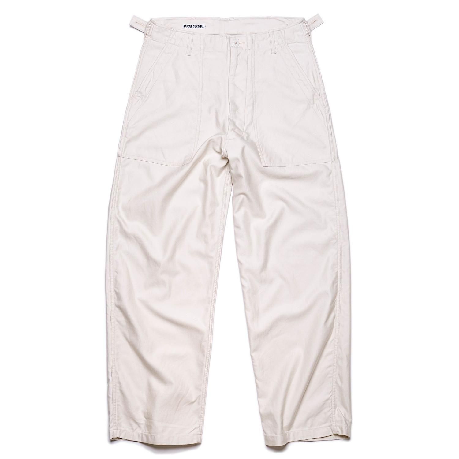 KAPTAIN SUNSHINE Baker Pants Ecru