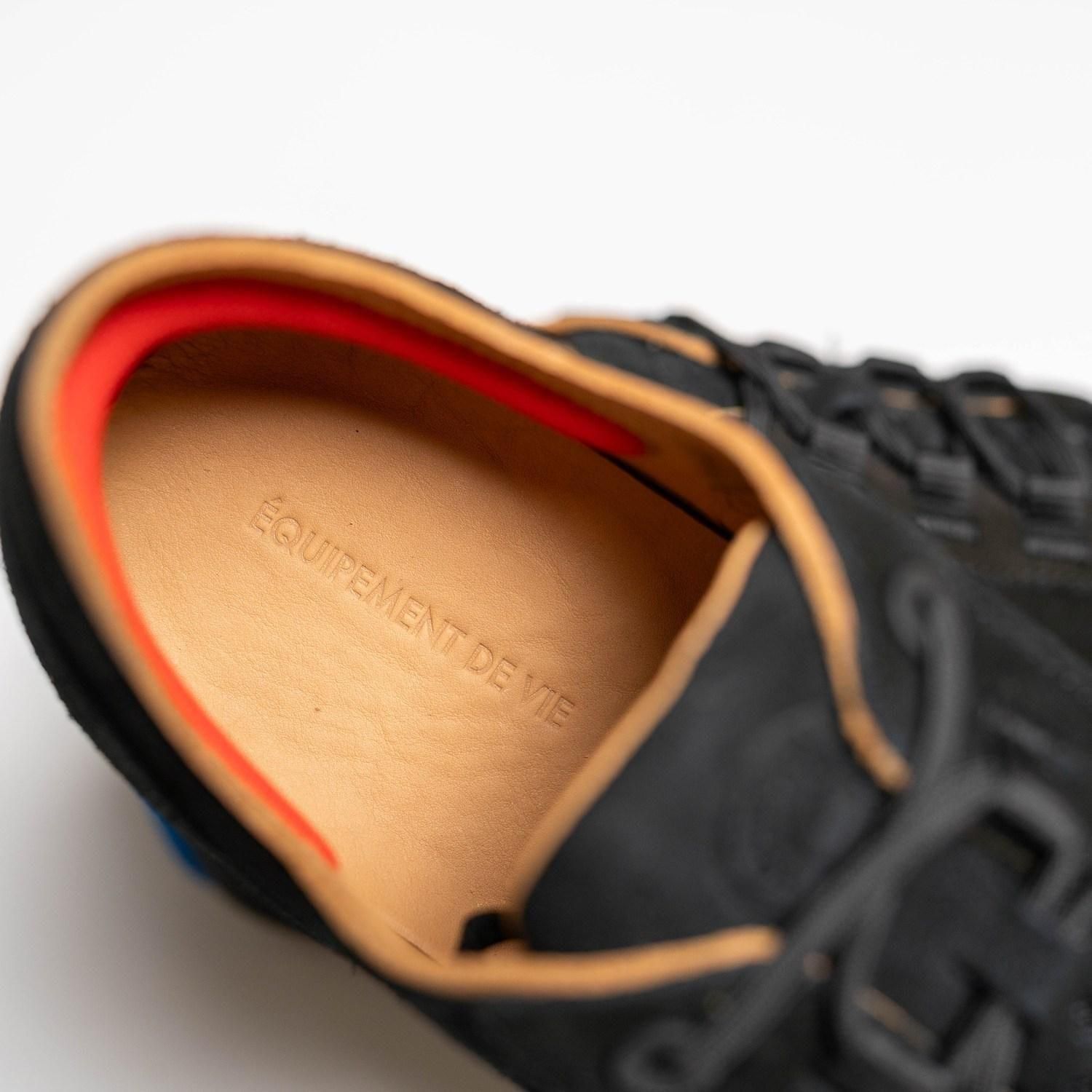 完売 EQUIPEMENT DE VIE エキプモンドゥヴィー US8 25.5 EQUIPEMENT DE VIE Lemieux Suede Black