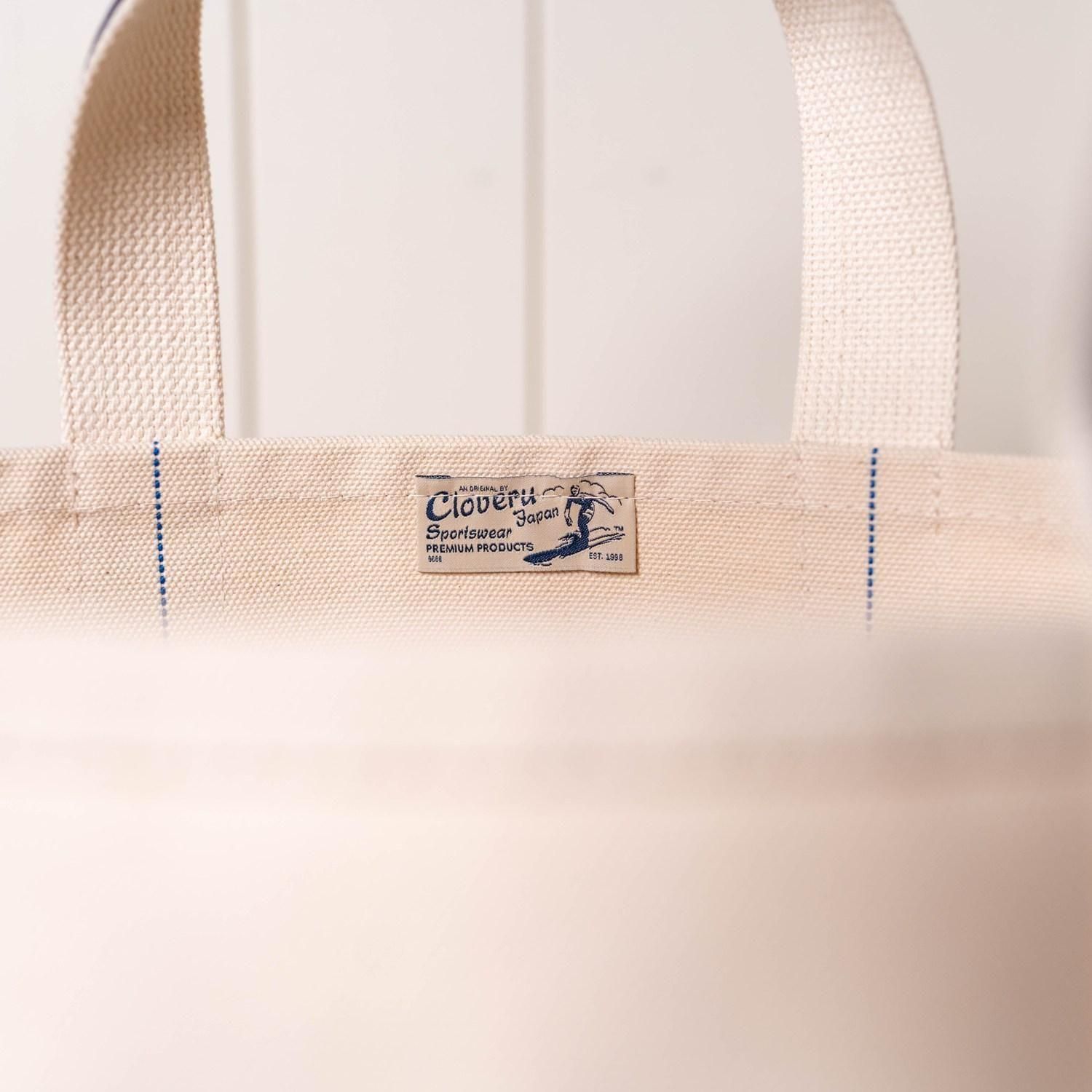 CLOVERU Basic Tote White