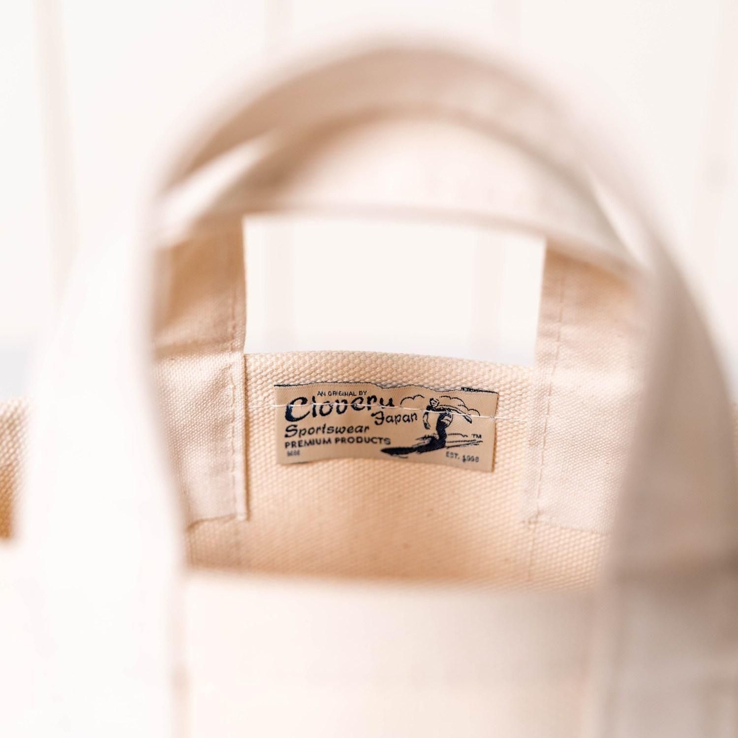 CLOVERU Basic Mini Tote White