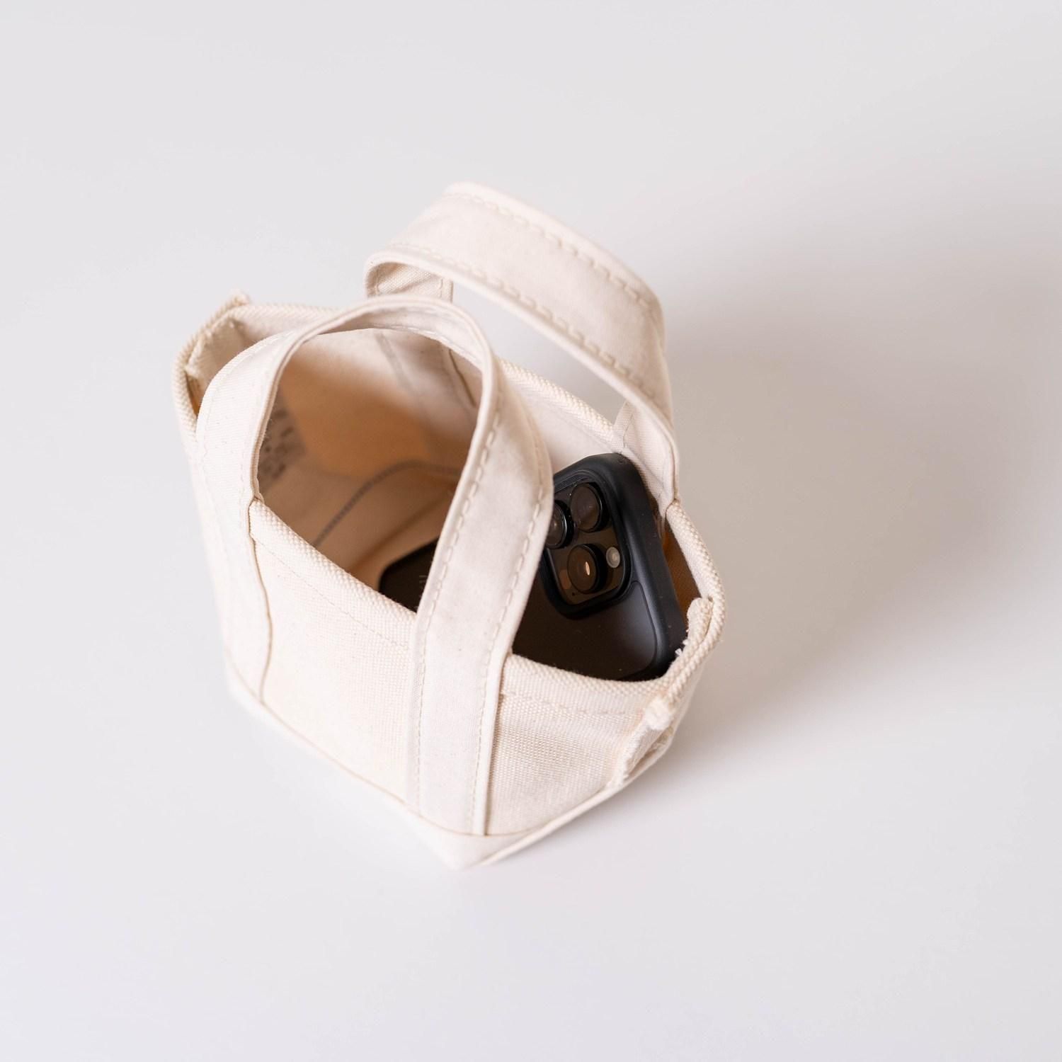 CLOVERU Basic Mini Tote White