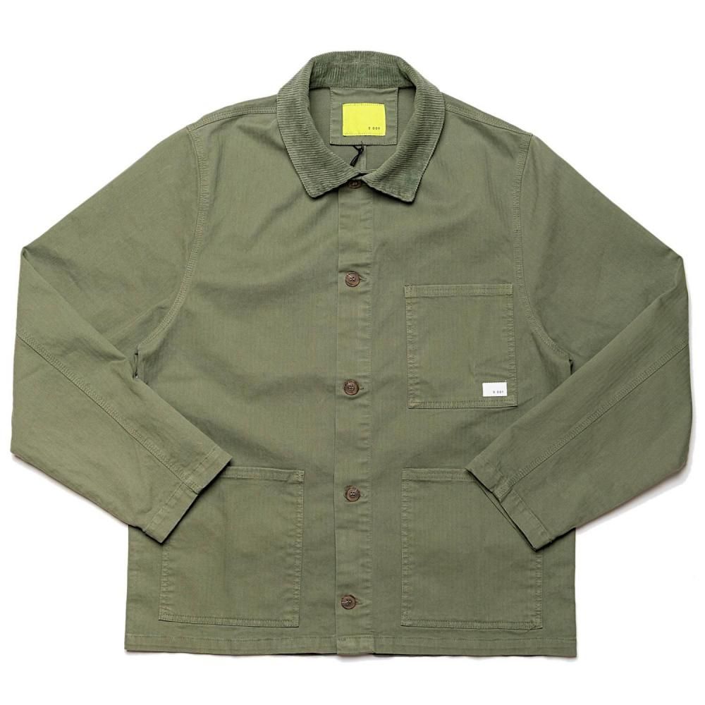 SHOE S001 HERRINGBONE JACKET Olive