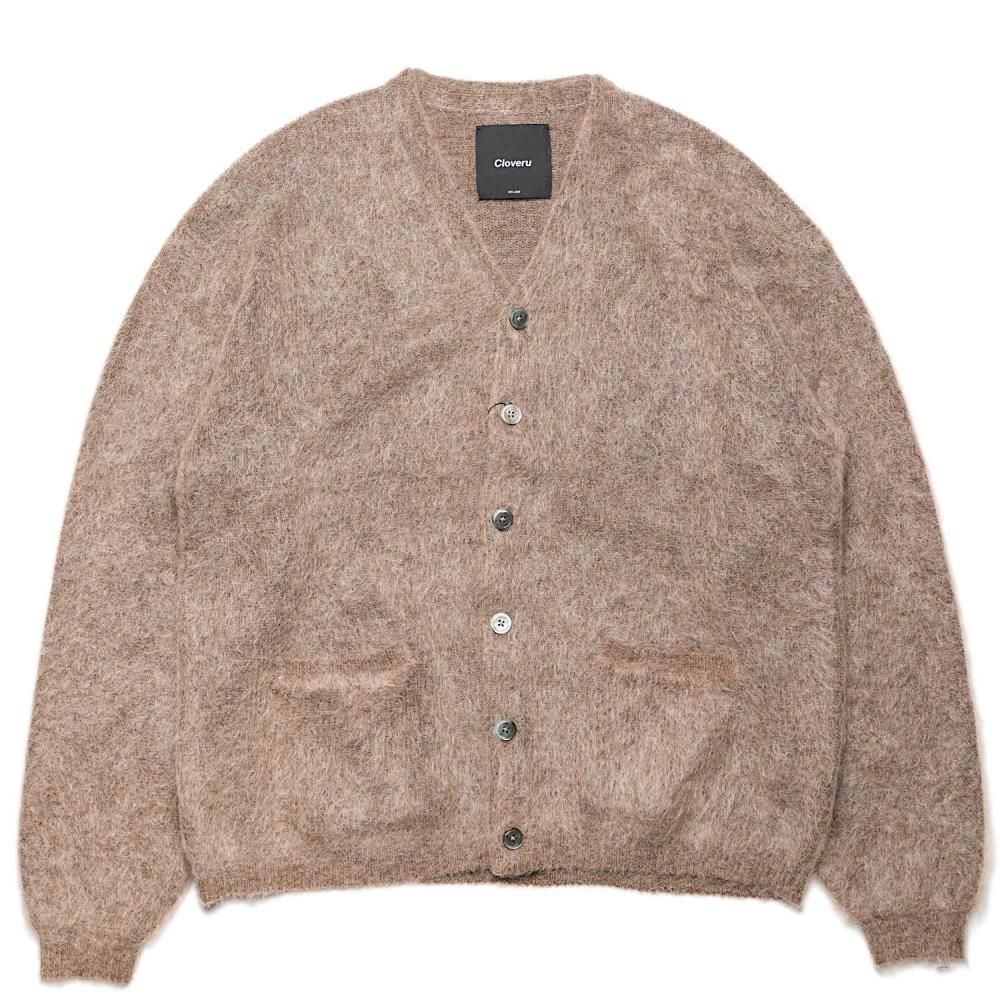 <img class='new_mark_img1' src='https://img.shop-pro.jp/img/new/icons1.gif' style='border:none;display:inline;margin:0px;padding:0px;width:auto;' />Cloveru Simple Wool Mohair Cardigan Brown
