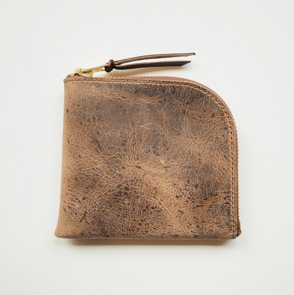 ANCHOR BRIDGE アンカーブリッジ　クーズーレザー　ZIP-WALLET　KUDU