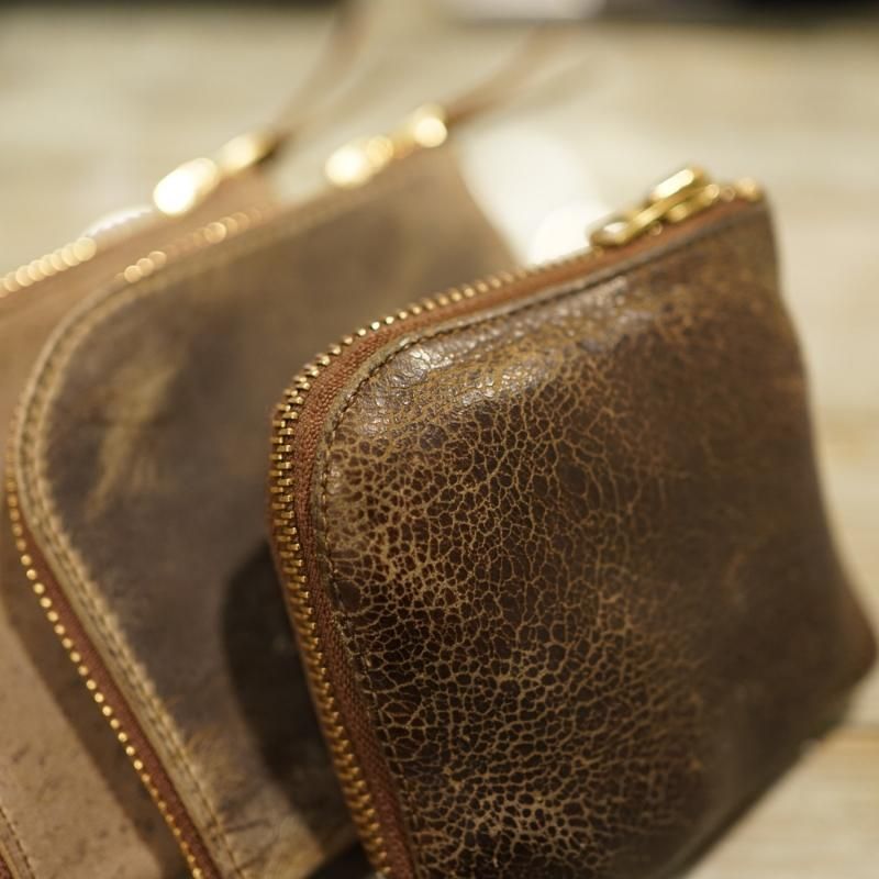 ANCHOR BRIDGE アンカーブリッジ　クーズーレザー　ZIP-WALLET　KUDU