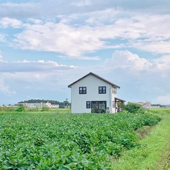 田園風景の中にかわいく佇むmamanの家 かわいい家photo