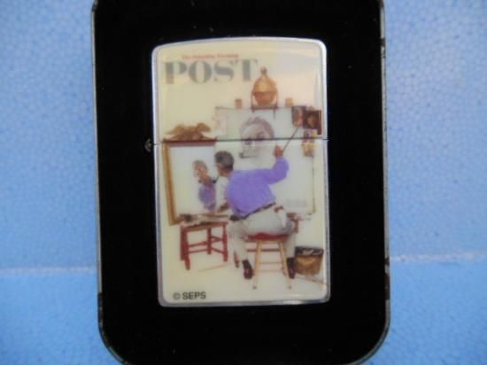 未使用 ZIPPO NORMAN ROCKWELL ノーマンロックウェル オマケ-