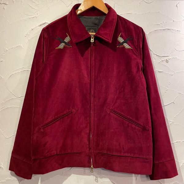 <img class='new_mark_img1' src='https://img.shop-pro.jp/img/new/icons1.gif' style='border:none;display:inline;margin:0px;padding:0px;width:auto;' />オリジナル別珍刺繍ジャケット (Swallow)