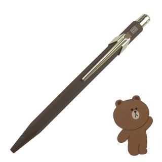 CARANDACHE(カランダッシュ)849カランダッシュ+LINE FRIENDS ブラウン ボールペン