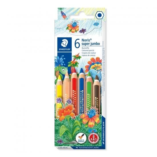 【輸入品】STAEDTLER ノリス ジャンボペンシル6C