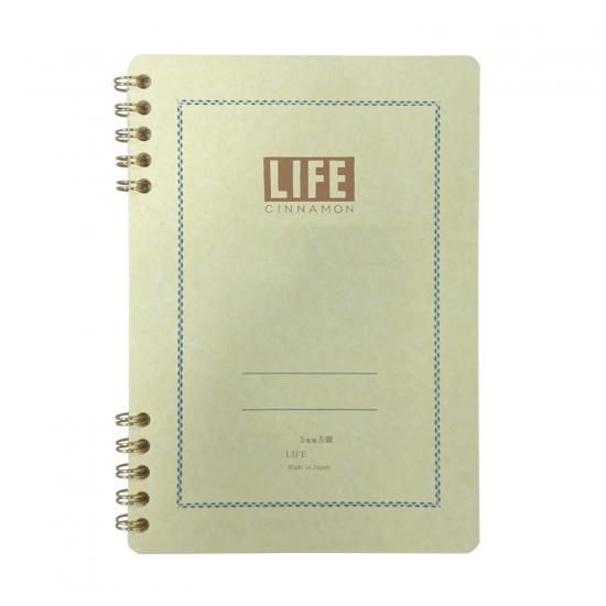 ライフ リングノート シナモン B6 A6 デザイン文具 Style Dee ライフ リングノート シナモン B6 A6 デザイン文具 Style Dee