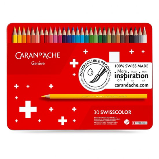 CARAND'ACHE(カランダッシュ) スイスカラー 水溶性色鉛筆 - デザイン ...