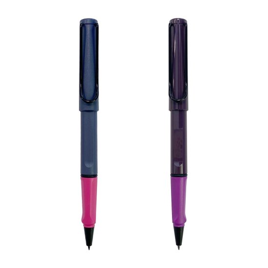 LAMY(ラミー) Safari 2024年限定色 ピンククリフ / ヴァイオレットブラックベリー ローラーボール - デザイン文具 STYLE  DEE.