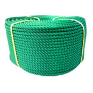 ポリエチレンロープ 緑色 径１６ｍｍ 長さ２００メートル巻き【道具屋 