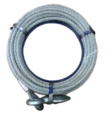 HONKO　スーパーチル　S-7用ワイヤロープ　20M【道具屋.com】吊具・ワイヤーロープ専門通販