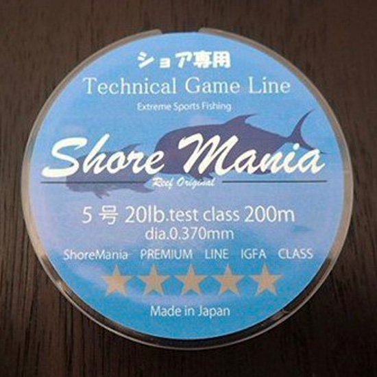 ReefOriginal ShoreMania　ショア専用　Technical Game Line 20lb/5号 200m