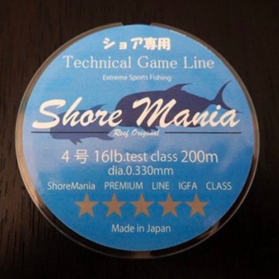 ReefOriginal ShoreMania　ショア専用　Technical Game Line 16lb/4号 200m 