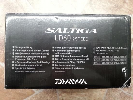 US.SALTIGA LD60 2SPEED - Shore Mania Net Shop