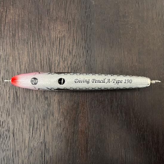 New Diving Pencil A-Type190 ピンクヘッドブラック - Shore