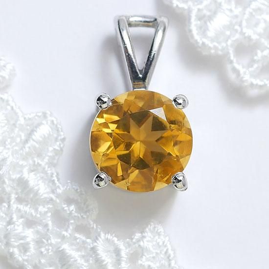 シトリン ハート型ペンダント k18 ダイヤ シトリン ペンダントトップ
