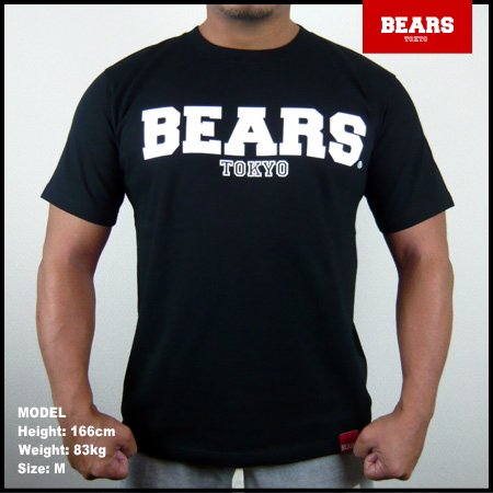 ■ BEARS TOKYO Tシャツ BEARS TOKYO LOGO-TEE (ベアーズトウキョウロゴＴ) ブラック