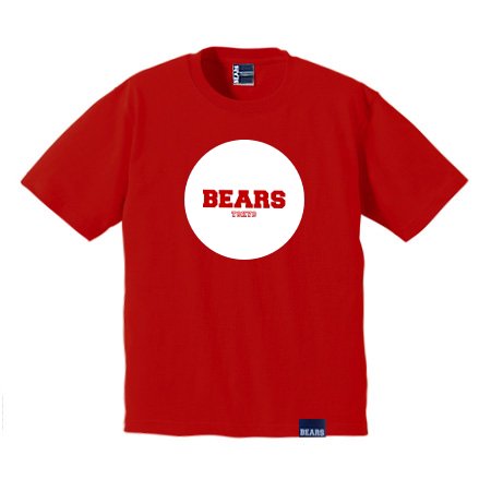 ■ BEARS TOKYO Tシャツ BEARS TOKYO JAPONISM (ベアーズトウキョウジャポニズム) レッド