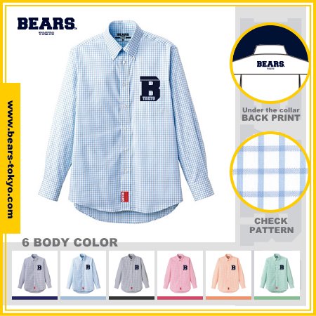 ■ BEARS TOKYO 長袖チェックシャツ CHECKED SHIRT 