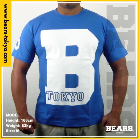 ▼ [在庫Sサイズのみ] - OUTLET - 2014 S/S ■ BEARS TOKYO Ｔシャツ BIG-B （ビッグビー）ブルー