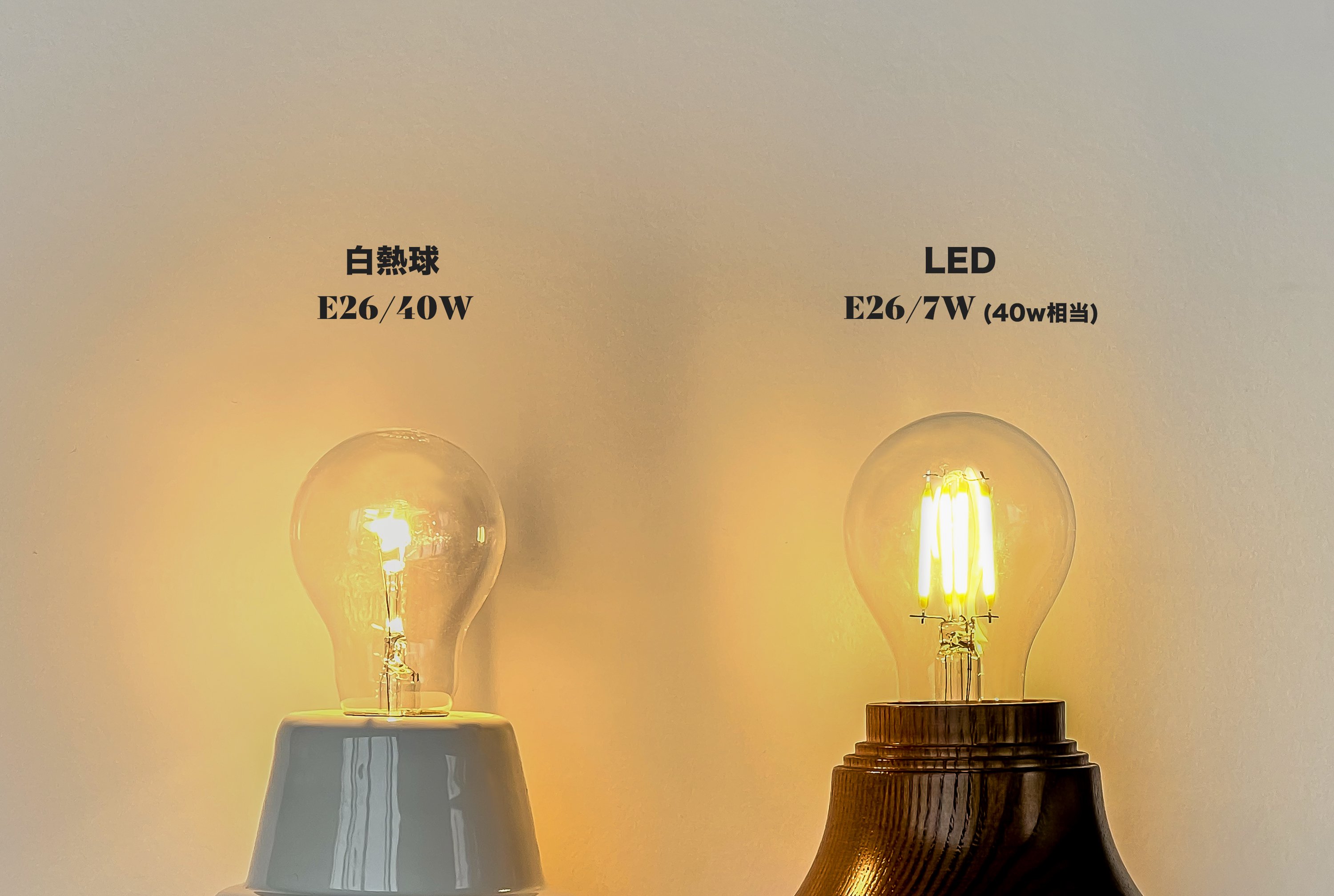 電球の選び方 - 白熱球？LED？-