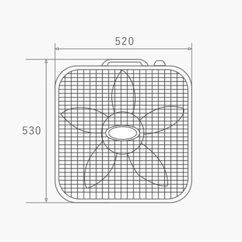 LASKO BOX FAN 3733 ボックスファン サーキュレーター 扇風機 アメリカ