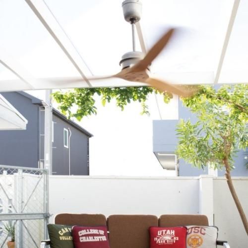 BASQUE WOOD CEILING FAN バスクウッドシーリングファン シーリングファン ウッドシーリングファン リモコン付き ウッド調 レトロ  ヴィンテージ 玄関 リビング