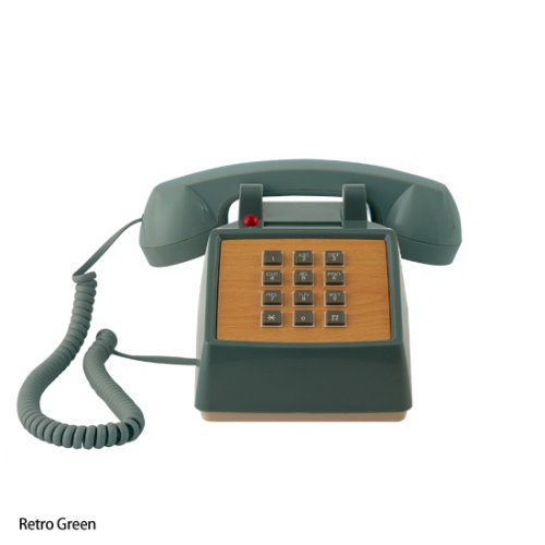 MOTEL PHONE 電話 電話機 固定電話 家電 アナログ レトロ シンプル アンティーク　レトログリーン