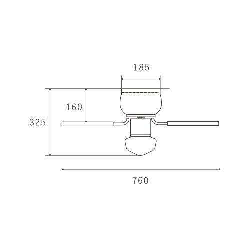 LAGUNA CEILING FAN シーリングファン ライト付き リモコン付き ガラス インダストリアル リビング 吹き抜け 玄関