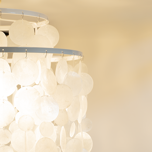 shell light ＊ beach ＊ シェルライト ランプ LED 楽天市場】ペンダントライト 2灯ソケット SHELL LAMP：シェル