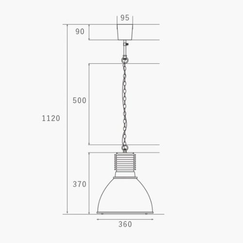 BYRON LAMP ペンダントランプ 照明 ガラス 1灯照明 LED対応 長さ調節