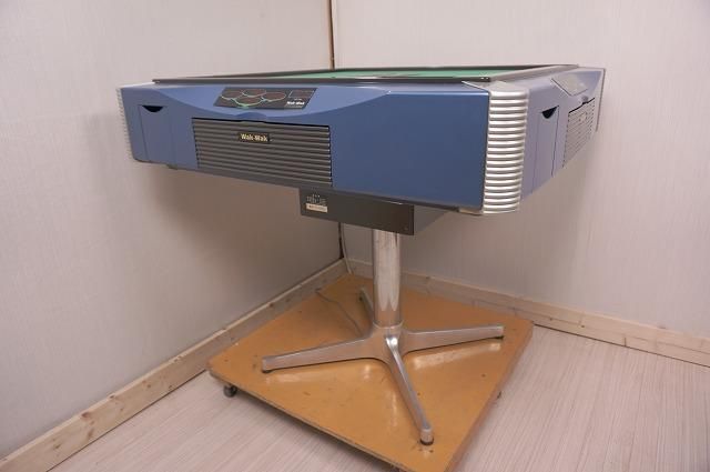 全自動麻雀卓 雀友αアルファWAKWAK 新品イス4脚 新品サイドテーブル2脚 