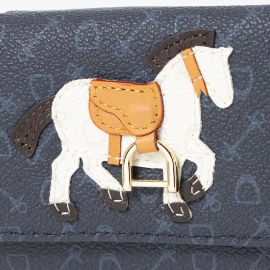 ハーネスホース 三つ折りミニウォレット 〈ホワイオンライン