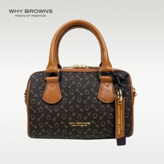 【WHY BROWNS】2WAYミニボストンバッグ